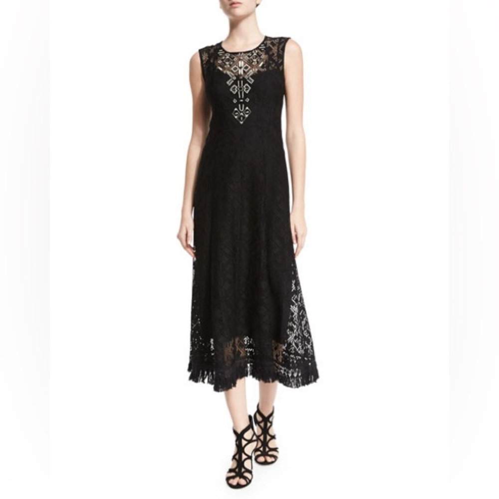 NWT Nanette Lepore Beaded Lace Dress